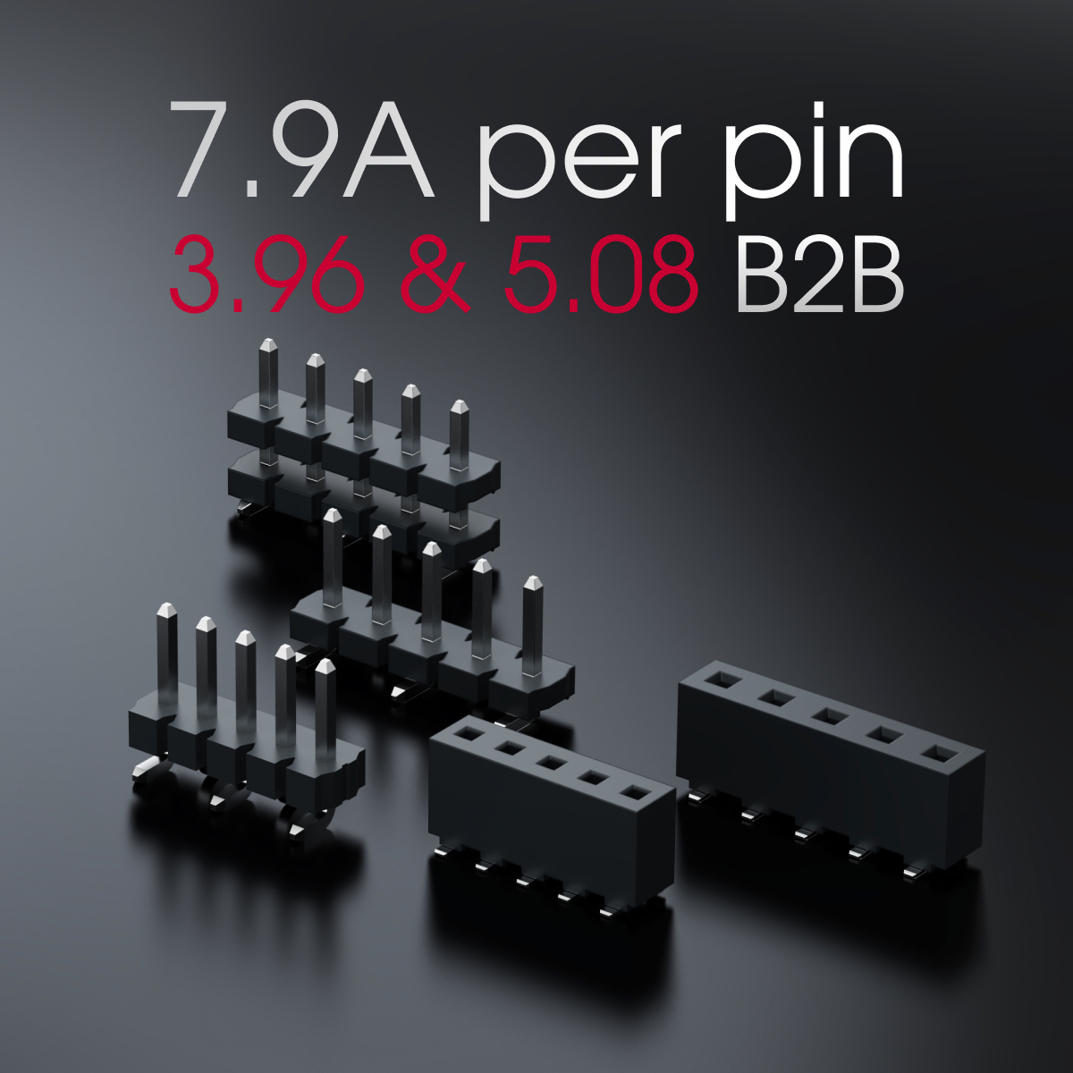 GCT_Connexion's tweet photo. SMT pin headers &amp; sockets for high current at low cost

Our BH (3.96 mm) and BK (5.08 mm) B2B connectors are available with 2 to 18 extra thick 1.14 mm² pins (rated to 7.9 A per pin) set at a larger pitch pin spacing for optimum heat dissipation. https://t.co/vze83rAmjX

#gct https://t.co/KAj3M5U0i5