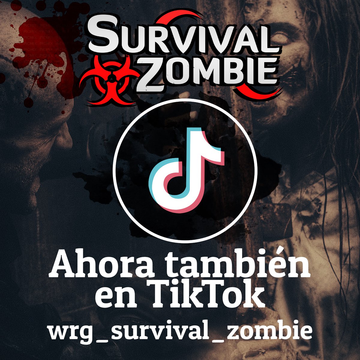 SurvivalZombie's tweet photo. Hey. Tenemos nueva cuenta en TikTok, por si queréis ver qué hacemos allí también :) ¡Gracias! :)

#survivalzombie #tiktok #zombies #eventos https://t.co/oXDDMUs8IG