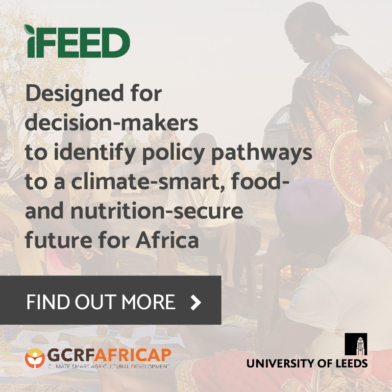 iFEED helps to design transformational pathways to achieving climate-smart agrifood systems and to develop context-appropriate, sustainable innovations and interventions. Explore #iFEED results: ifeed.leeds.ac.uk