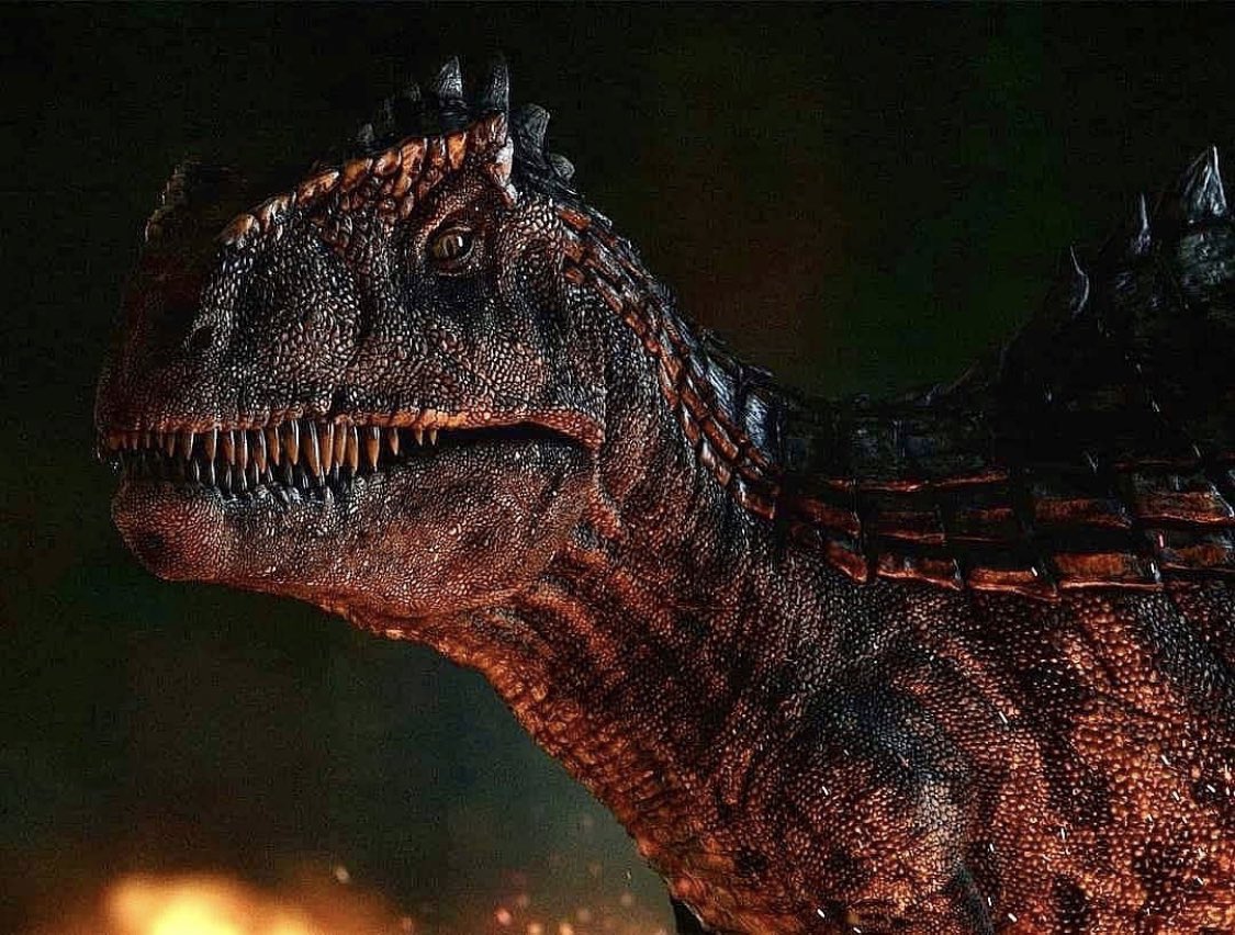 こんなギガノトサウルス来たら惚れちゃじゃないか！ ただ…なんかアクロカントサウルスの方がしっくりくる。 #ジュラシックワールド3, image size:1125x852