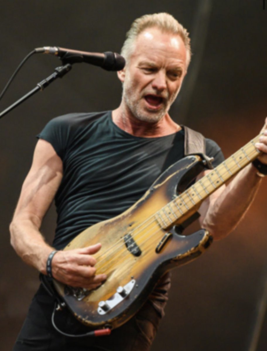 felixbondarev's tweet image. Стинг на 1 год старше бабушки с флагом 🚩