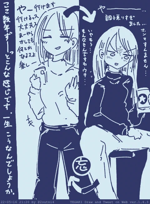 毎日西ちゃん #tegaki_dt 