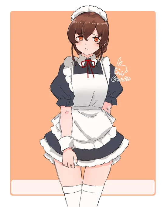 メイド宗谷ちゃんかわいい 