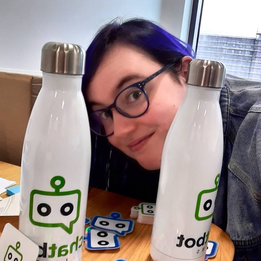 chatbotlabs's tweet photo. Apparently, it’s been a while since Chatbot Labs has had a new face in the office. Hey everyone, I’m Kelza! I’m an artist, a writer, an aspiring coder - and now I’ve come on board to help manage the social media! You’ll be hearing much more from us😎🤖 #chatbotlabs https://t.co/mTfMoMIxMm