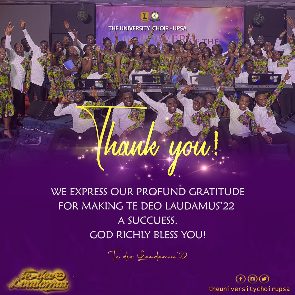UpsaChoir's tweet photo. We say a big thank you to all who acknowledged our invitation by joining us live being it in person or virtually to have a successful program. God bless you all https://t.co/7tvzBQtwGD