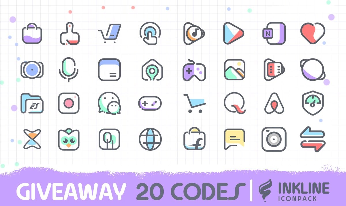 justnewdesigns's tweet photo. InkLine IconPack by @asn360  is On Sale + Giveaway

Get it in a playstore : https://t.co/0F1qb1SxA6

20 Codes Giveaway
• Retweet and Comment to participate.

Result in 3 days. https://t.co/dLpWXPzLyd