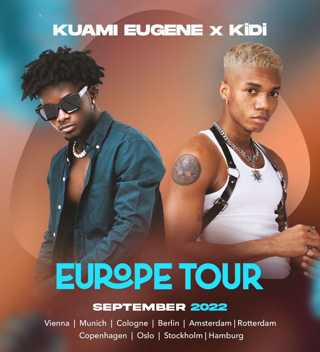 It’s On - 10 cities, 10 dates.
Europe Get Ready 🎉🍾 
Ticket Link : tourlink.to/kuamieugenekid…