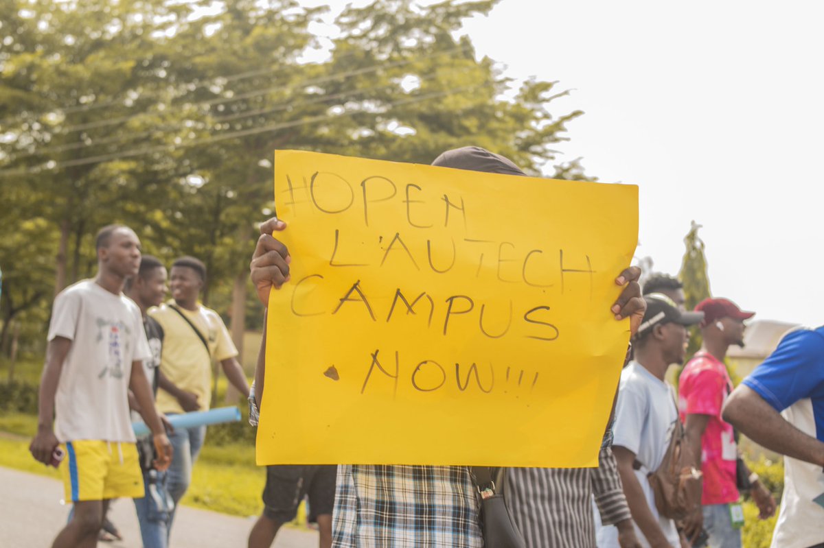 LAUTECHSUG_'s tweet photo. #EndASUUStrikeNow #SAVELAUTECHNOW @oyostategovt @seyimakinde @FeedbackOYSG #RescueLAUTECHNow https://t.co/WbRJUY6Vrn
