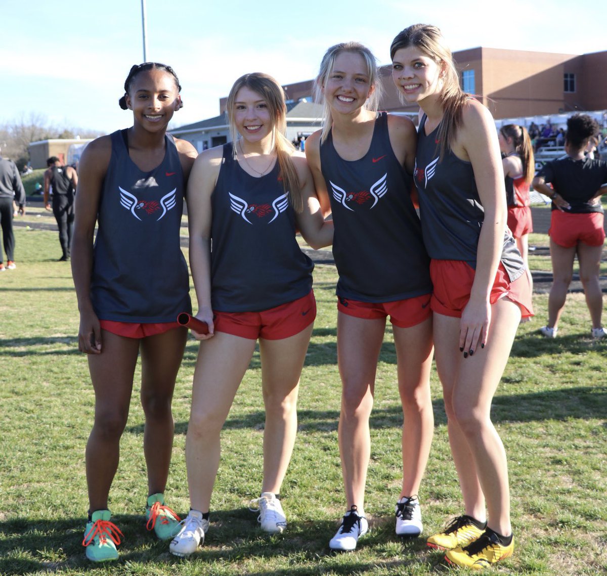 JarynNorton's tweet photo. My last season of track and field has come to an end. I’m so blessed to be apart of this team. I’m going to miss my 4x2 team the most, we have grown close this year and supported each other through everything. Thank you CCHS track and field for the last 4 years. https://t.co/DCrmP0kniH