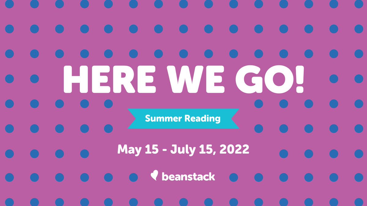 beanstackapp's tweet photo. Let the fun begin! Today is the first day of #SummerRead2022 π Log your minutes and help your community win amazing prizes #KeepReading #BeanstackSummer22 https://t.co/0CFGhmJ4UB