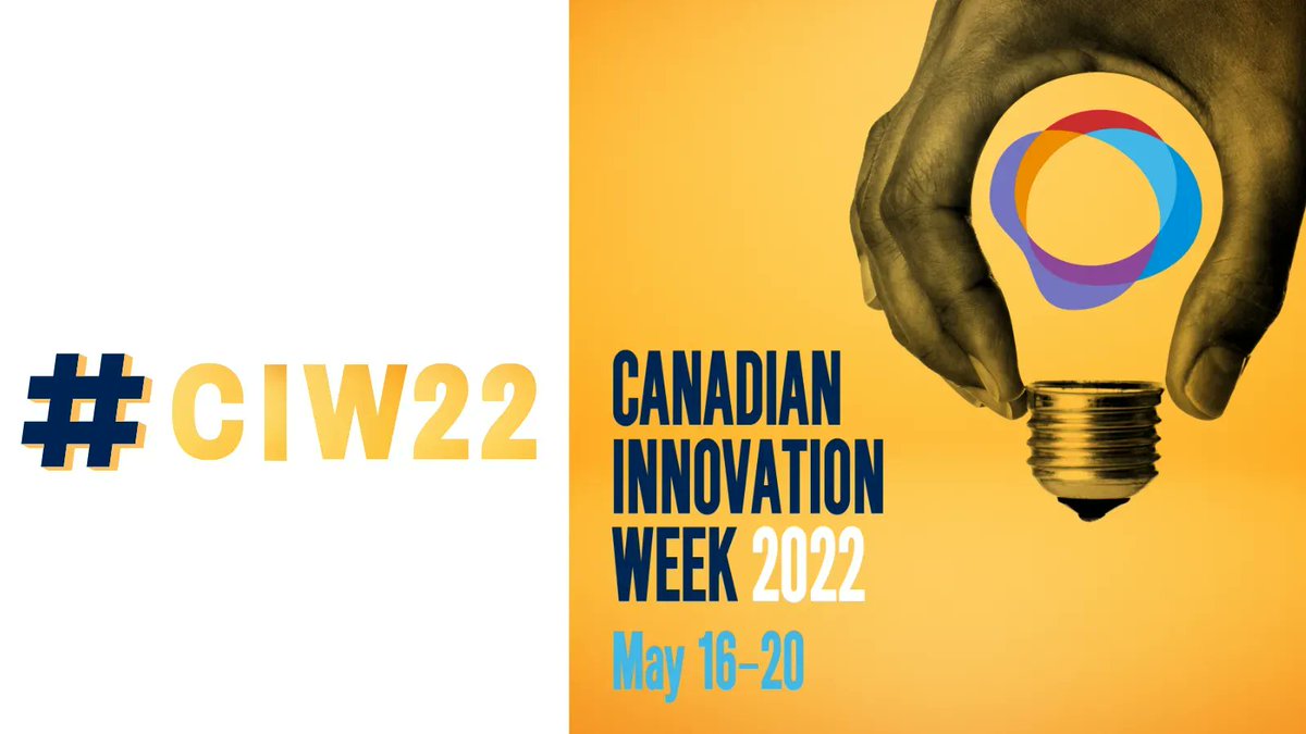 Cdn_Innovation's tweet photo. #CIW22 is here! Join us this week as we celebrate Canadian achievements and inspire the next generation of innovators.
This year we are asking, How do you Innovate? Share your innovation goals using #CIW22! https://t.co/n6C6HQDHNB https://t.co/VCu5oEg8ab