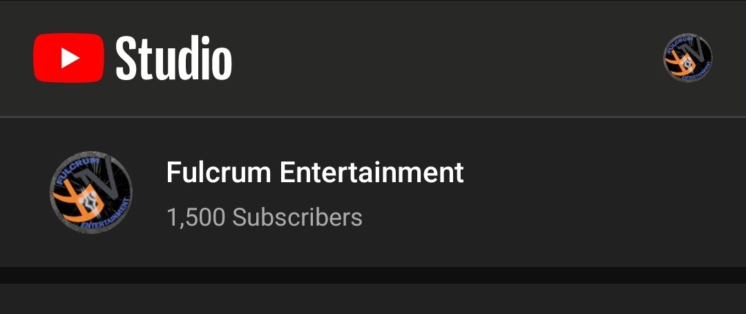 HarrisonBulman's tweet photo. Congratulations @Fulcrum_Ent we're certainly getting there!

#1500subs https://t.co/RyAb4x6Gbe