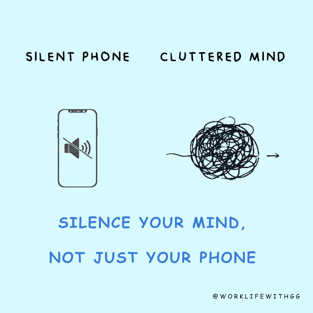 Silence your mind, not just your phone.