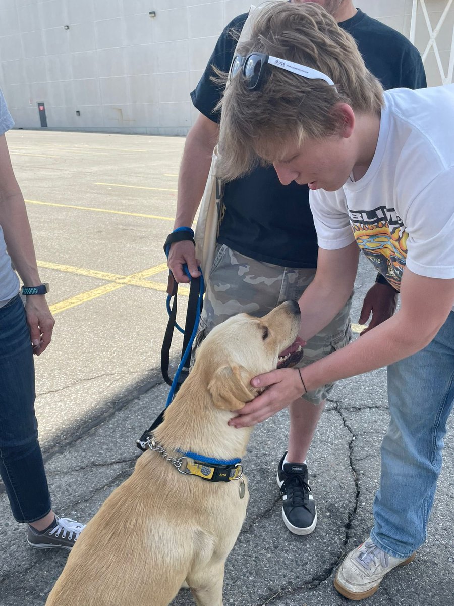 LABRESCUE289's tweet photo. Welcome Douglas to 🇨🇦✈️ The journey here in a crate might be long but Douglas’ wiggly giggly dance says it all! We are thrilled to be able to help him on his journey to finding his forever family.  💙 #FlightofHope4Labs https://t.co/rcLwEw9fxM
