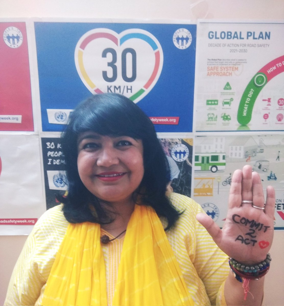 PrerrnaSingh's tweet photo. I stand #CommitToAct for #25kmph for #StreetsForKids... Are you too? #Savelives on roads.. #RoadSafety is shared responsibility!!!
@Love30ie https://t.co/oAwl5dEkGw