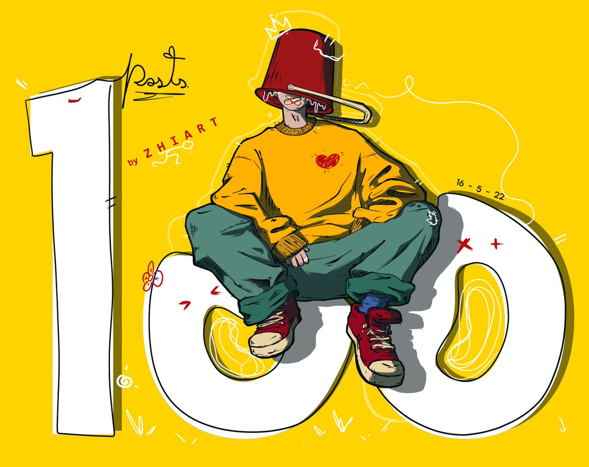 Zhiart_'s tweet photo. 100 Dibujitos en el Instagram!! 🎉
El 15 de Junio de 2020 subí mi primer dibujo a esta cuenta y estoy orgulloso de todo el progreso que he ido haciendo a lo largo de estos casi 2 años, principalmente en la ilustración digital.🧡💛
#art #arte #yellow #100posts #urban https://t.co/6iCaaeG7Fv