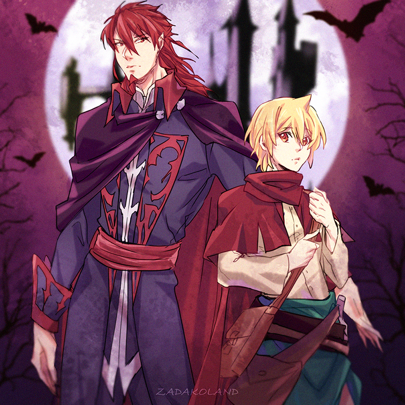 zadakoland's tweet photo. Volviendo a ver #Castlevania, no pude evitar imaginar a #Kouen como #Dracula y a #Alibaba como #Lisa ♡
#Magi #EnAli #Fanart https://t.co/tX9TQIJqbS
