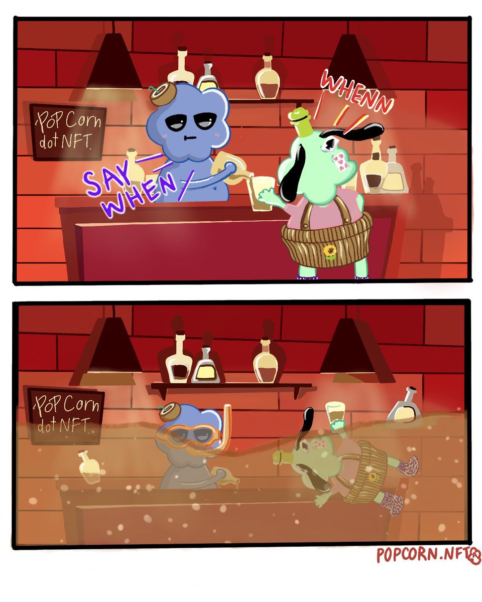 popcorndotnft's tweet image. Say When… ⚡️🍿

Enjoy your Drink 🍻💫
#PopBang
 #NFT
 #NFTCommunity
#JoinOurPop