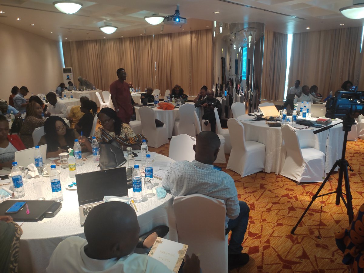 AdvocacyCentre's tweet photo. HAPPENING NOW IN LAGOS, NIGERIA: "CROSS REGIONAL REFLECTION FOR ACT-CSOs" courtesy of @civicactionng, Group Two presents on "NGO Accountability Increases Legitimacy" with 10 speakers from both Rivers and Plateau States #ACTCSOREFLECT, #CivicAction #ACTRIVERSCSOREFLECT https://t.co/wieBLi7XUk