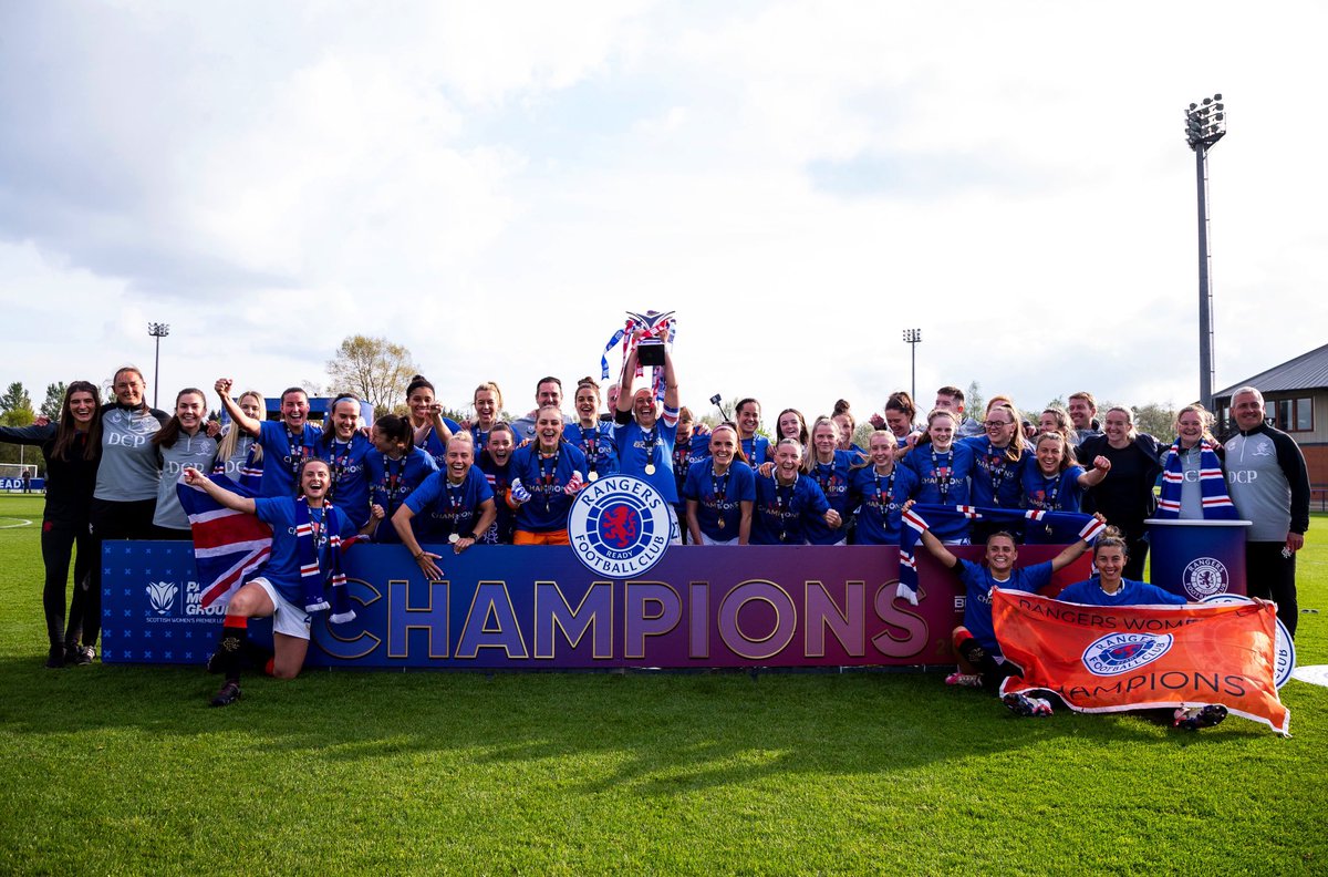 emmatraynor94's tweet photo. So proud to have been part of the journey that led to this season with such a special group of players and staff @RangersWFC 

Invincible Champions 💙 https://t.co/KW4mSvJ88b