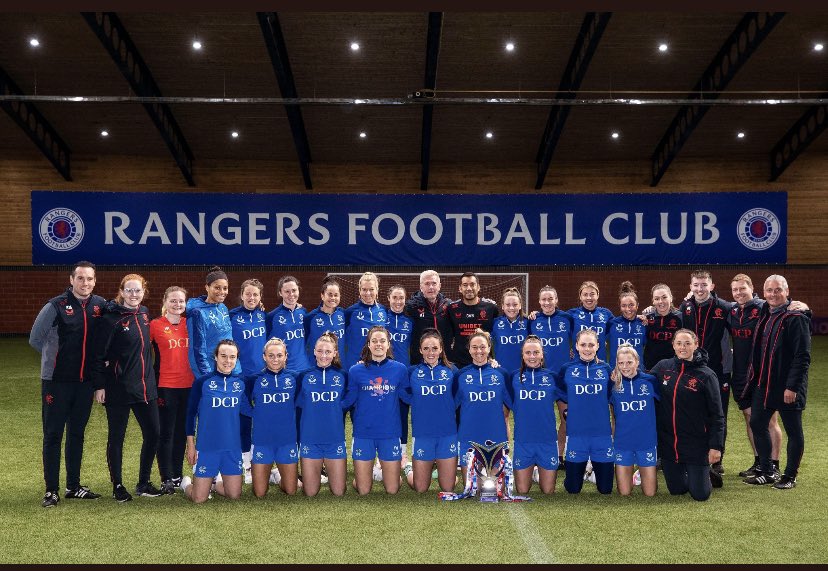 emmatraynor94's tweet photo. So proud to have been part of the journey that led to this season with such a special group of players and staff @RangersWFC 

Invincible Champions 💙 https://t.co/KW4mSvJ88b