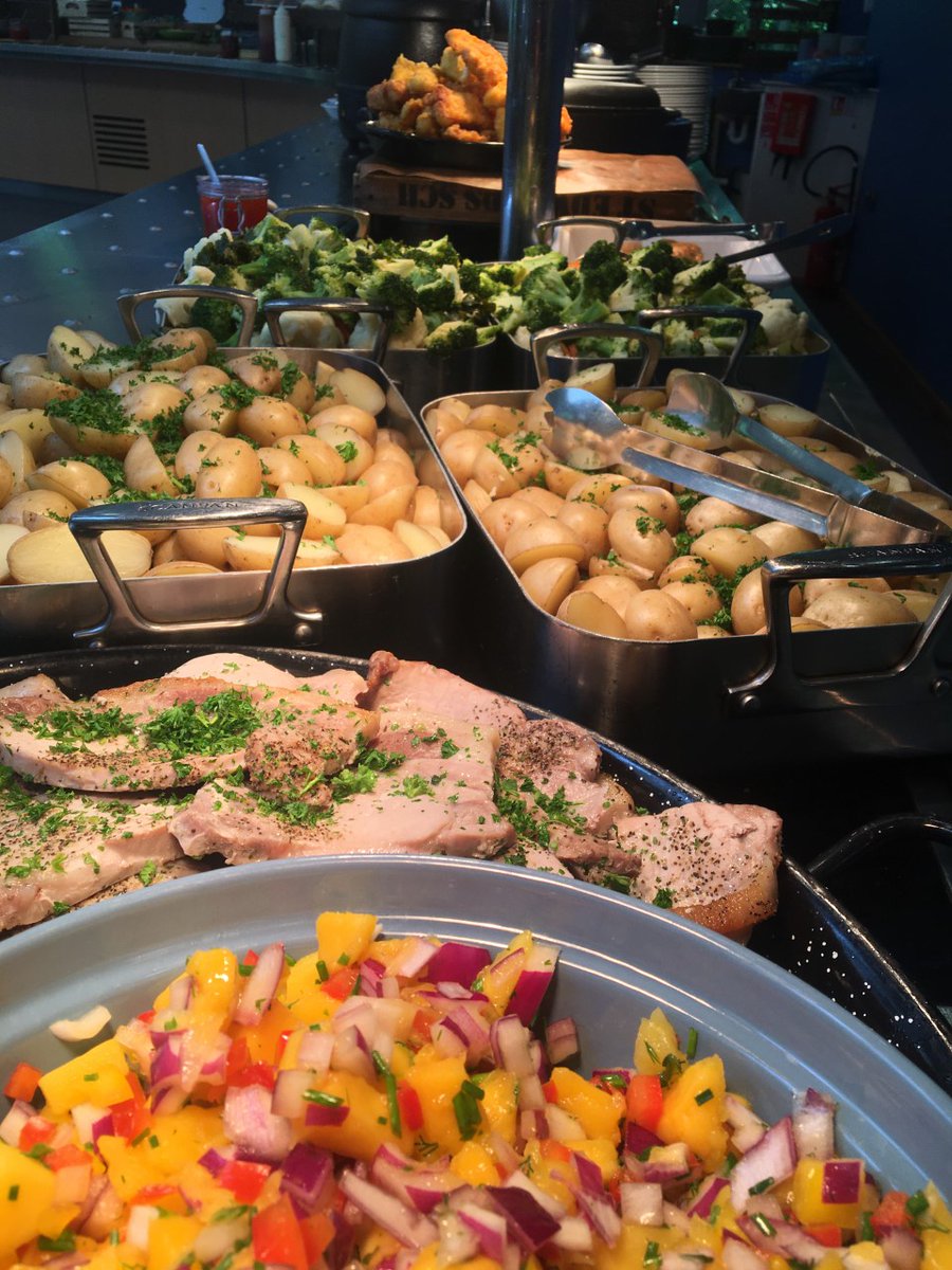 StCanopy's tweet image. Grilled Pork Steak with Mango Salsa at The Canopy @StEdwardsChelt today. 

@StEdsPrincipal @HolroydHowe @HhRgulley @Grahamolds1