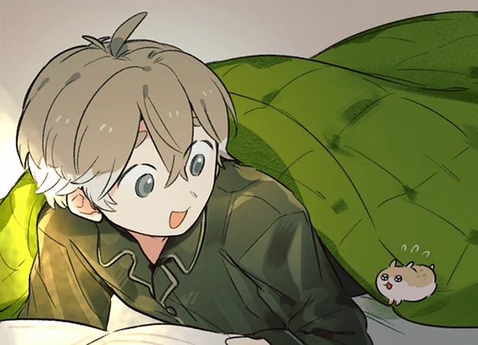 マンガワンにて『生きぬけ!爆走!クソハムちゃん』の最新話が更新されました🐹

今回も眉村君とコビハムのほのぼの(??)回です。よろしくお願いします!#コビハムちゃん #眉村家 