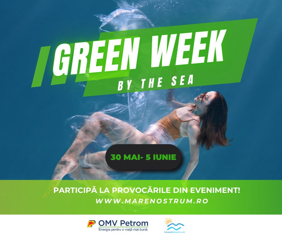 Avem o provocare pentru tine, de #greenweek! Se lasă și cu premii!😍
Dă join evenimentului, pentru a afla despre ce e vorba! Invită-ți și prietenii, pentru a crește șansele de câștig! Detaliile vin în curând! 

facebook.com/events/2205395…
Eveniment susținut de OMV Petrom