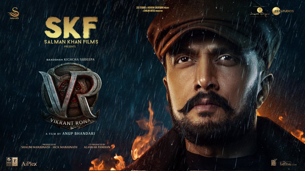ManobalaV's tweet photo. #SalmanKhan Films will present the Hindi version of #VikrantRona. 

#KicchaSudeep https://t.co/QetwL4C6y8