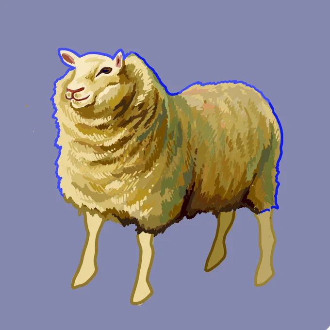 Two sheep warm-ups 