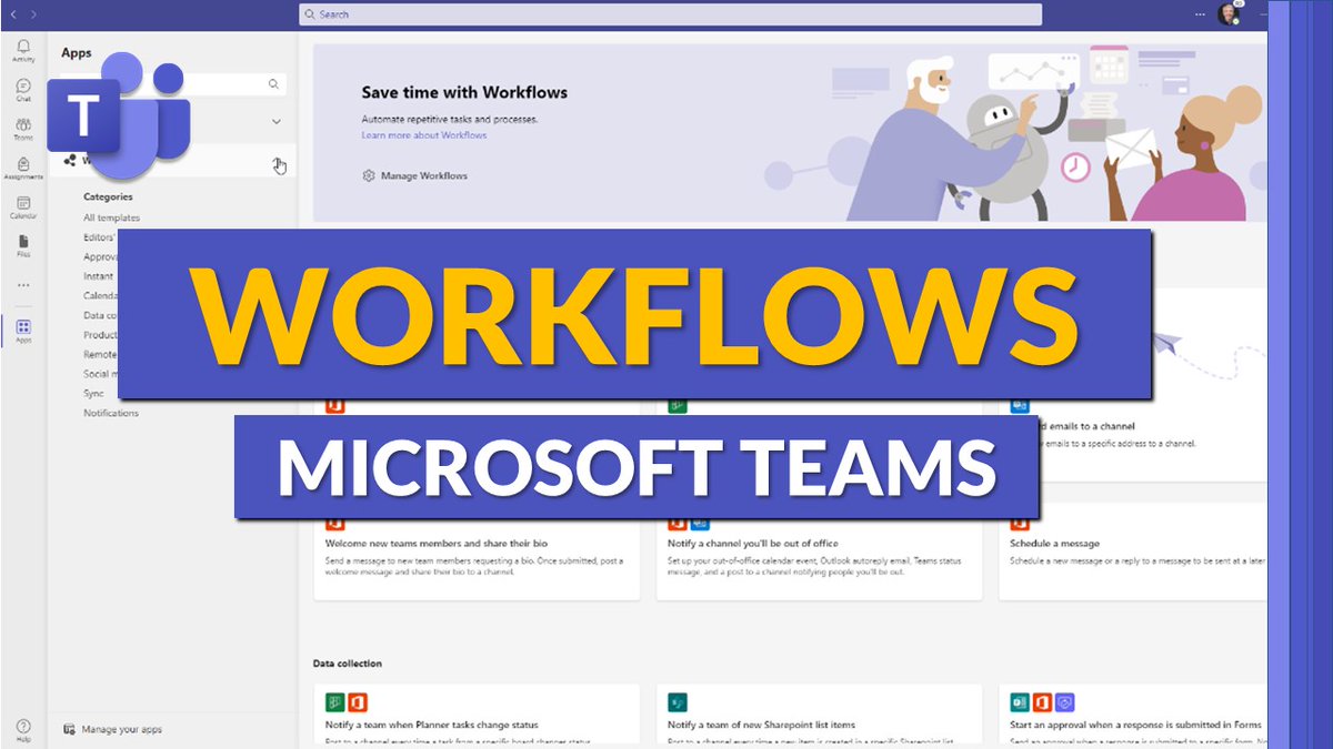 mtholfsen's tweet photo. A tutorial video on how to use the NEW Workflows app in #MicrosoftTeams. Workflows let you automate time saving scenarios and include integration with Office apps. 

YouTube 📺 https://t.co/MyuNbIKxPZ

#edtech #MIEExpert #MicrosoftEDU https://t.co/PY0S2HWmob