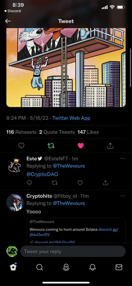 SheeshNFTs's tweet photo. @TheWevours Wen @CrypticDAO https://t.co/t5zLPnEKnk