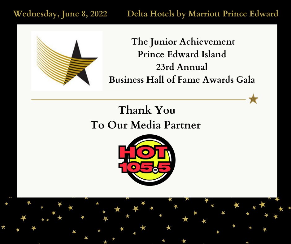 We are thrilled to be hosting the JA PEI Business Hall of Fame Awards Gala on Wednesday, June 8, 2022.  Join us in celebrating the accomplishments of Liam &amp; Kim Dolan, Peter MacDonald, and Dan MacIsaac. To reserve your seats, please contact Virginia Harris at vharris@japei.org