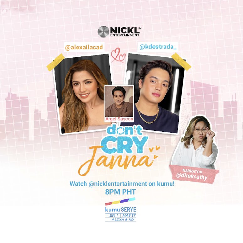 The newest and hottest kumuserye special is happening tomorrow starring <a href="/alexailacad/">Alexa Ilacad ☾</a> and <a href="/kdestrada_/">kyle daiñel estrada</a> narrated by the award-winning director, Direk Cathy Garcia-Molina! Attendance check sama ka? G! 🤍

Follow here to watch:
app.kumu.ph/nicklentertain…

#KumuseryeWithKDLex