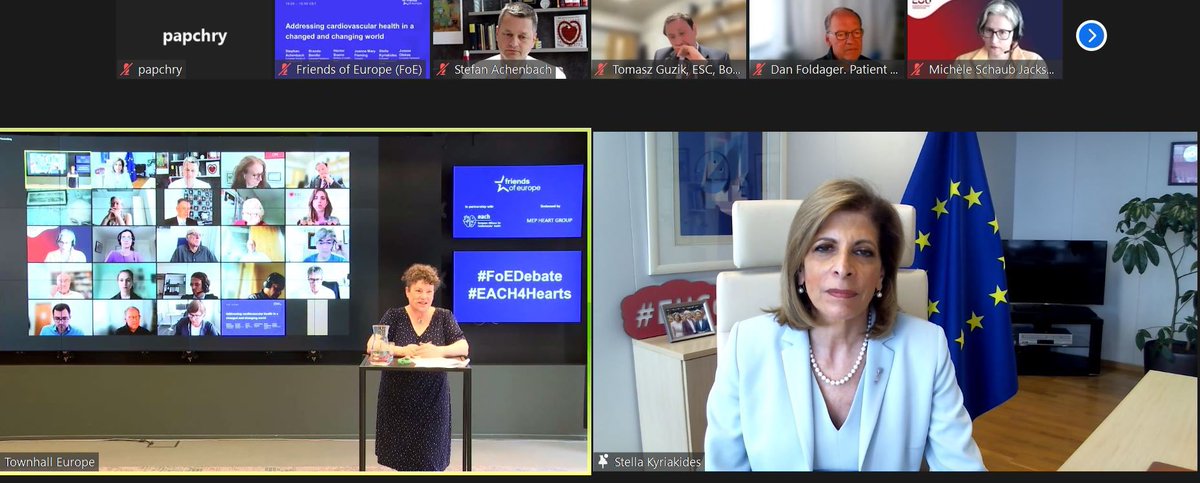 Addressing the European Alliance for Cardiovascular Health today:

➡️#CardiovascularDisease is one of the leading causes of death in 🇪🇺. 

Our #HealthUnion will work to tackle its causes, provide better care for patients and promote healthy lifestyle choices.