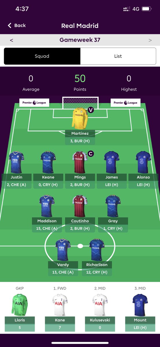 mk38883's tweet photo. @OfficialTM_3 

I made you captain on my team don't let me down
Please next match 
-Score a goal.
-Clean sheet.
-Bonus 3point.
🙏🙏 https://t.co/sPIPskEgys