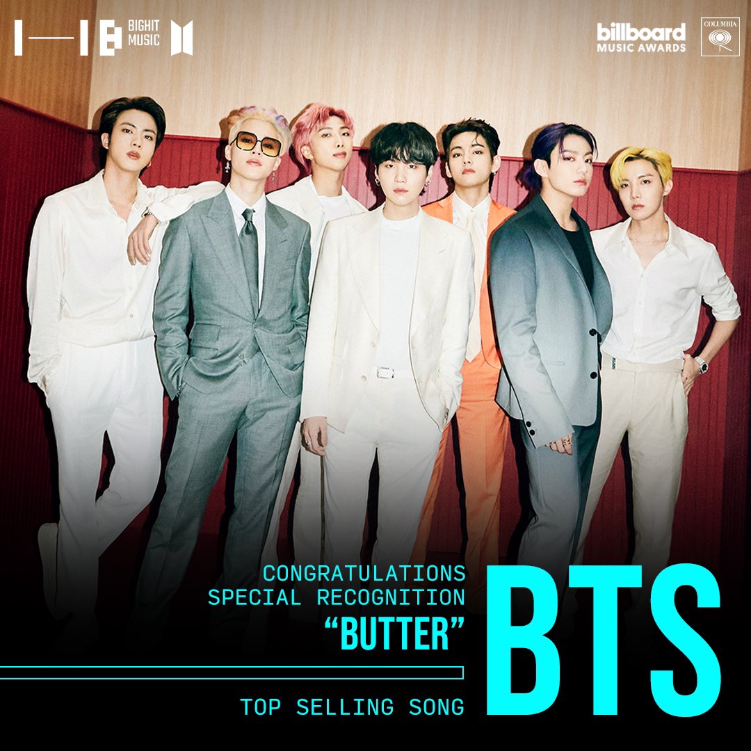 ColumbiaRecords's tweet photo. 🧈 wins at the #BBMAs! https://t.co/IV66CvrBYY
