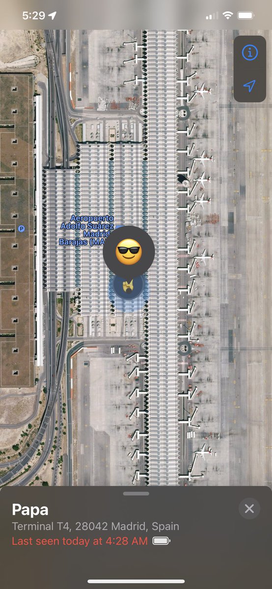 Krovblit's tweet photo. Day 8, the luggage made to Madrid, 5 days too late, how do I know it? Not because of an update on the claim, but because my trusted AirTags keep me appraised of their location. @Iberia_en @Iberia can you help us figure out when will we receive our things? https://t.co/tjD01DNbs5