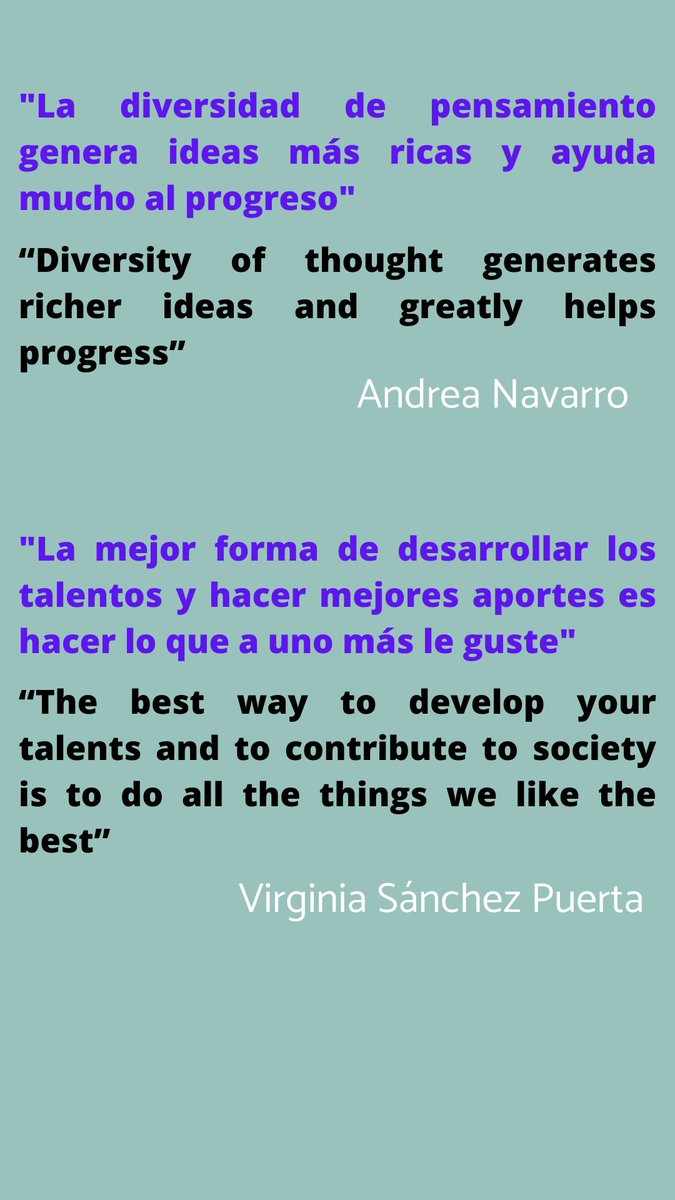 metecstem's tweet photo. Algunas de las frases que nos dejaron nuestras profesionales en STEM. ¡¡Gracias!!
#wisibilízalas #wisibilizalas #ETecUM #MendozaMaravillosa
@wisibilizalas @Monica_Mirabile @TatiFabris https://t.co/bEnYpCJCJI