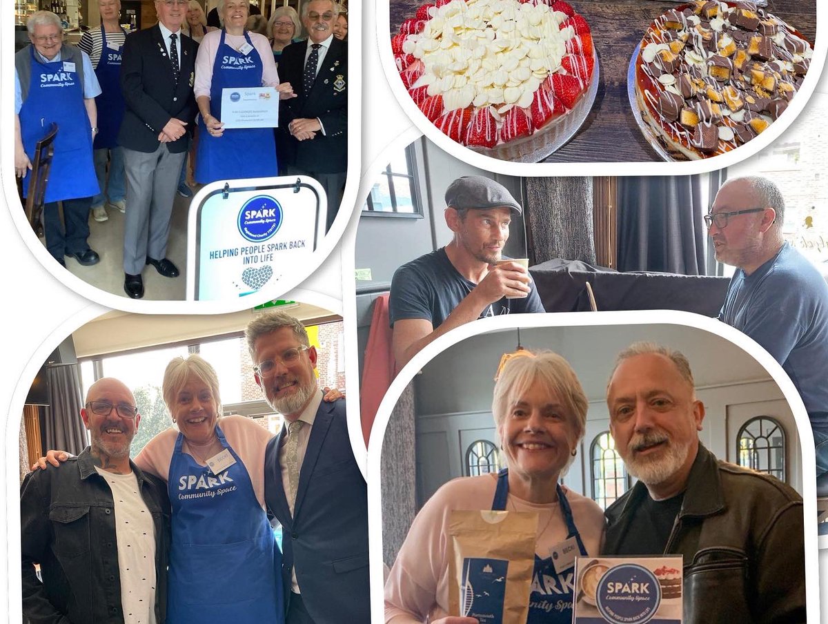 sparkintolife's tweet photo. Every Tuesday and Wednesday 11-2pm we are inside Sherlocks Bar and we serve Cake and Cuppa to anyone!! It’s pay what you can afford so all are included - we just need YOU https://t.co/zGcjAa1ZBp