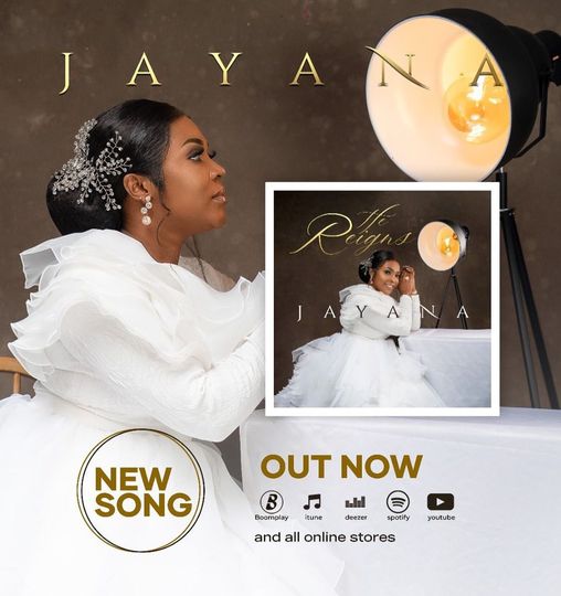 Gospelhubghana's tweet photo. #Outnow‼️ 
@jayanamusic Out With A New Single “HE REIGNS” On All Digital Platforms And Stores 😇💡

#CerShow #GospelHubGh https://t.co/cu5rCqFOsC