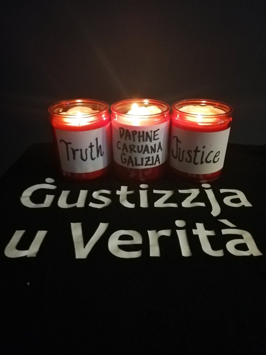 lizzie_eldridge's tweet photo. Truth and justice. Simple. That's what we want and we won't stop until we get it.
#JusticeForDaphne
#DaphneCaruanaGalizia
#55months 🌿
@occupyjusticema @repubblikaMT @Manwel_Delia @ScottishPEN @ricky_ballboy @daphnefdtn @pen_int @RSF_en @article19org @JFJfund @EFJEUROPE @IFEX https://t.co/ONfiUTyg5L