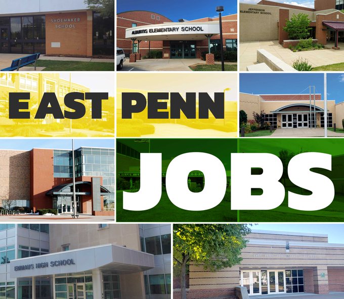 EastPennSD's tweet photo. East Penn is looking for a full-time Technology Specialist. Please see the link below for qualifications and application information.
https://t.co/0dqgwYdWiB https://t.co/gxm6hICZer