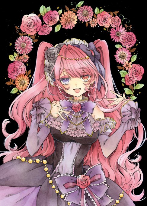 絵の具のtwitterイラスト作品