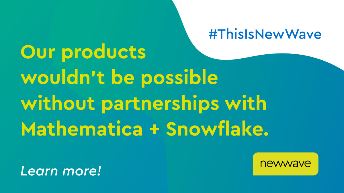 NewWave_Tech's tweet photo. Our #Traferium and #Imersis products are the results of key partnerships with @MathematicaNow and @SnowflakeDB. Learn more! https://t.co/yoet0e9PqQ #data #dataquality #migration #cloud #healthcare https://t.co/8BWpwMAXAE