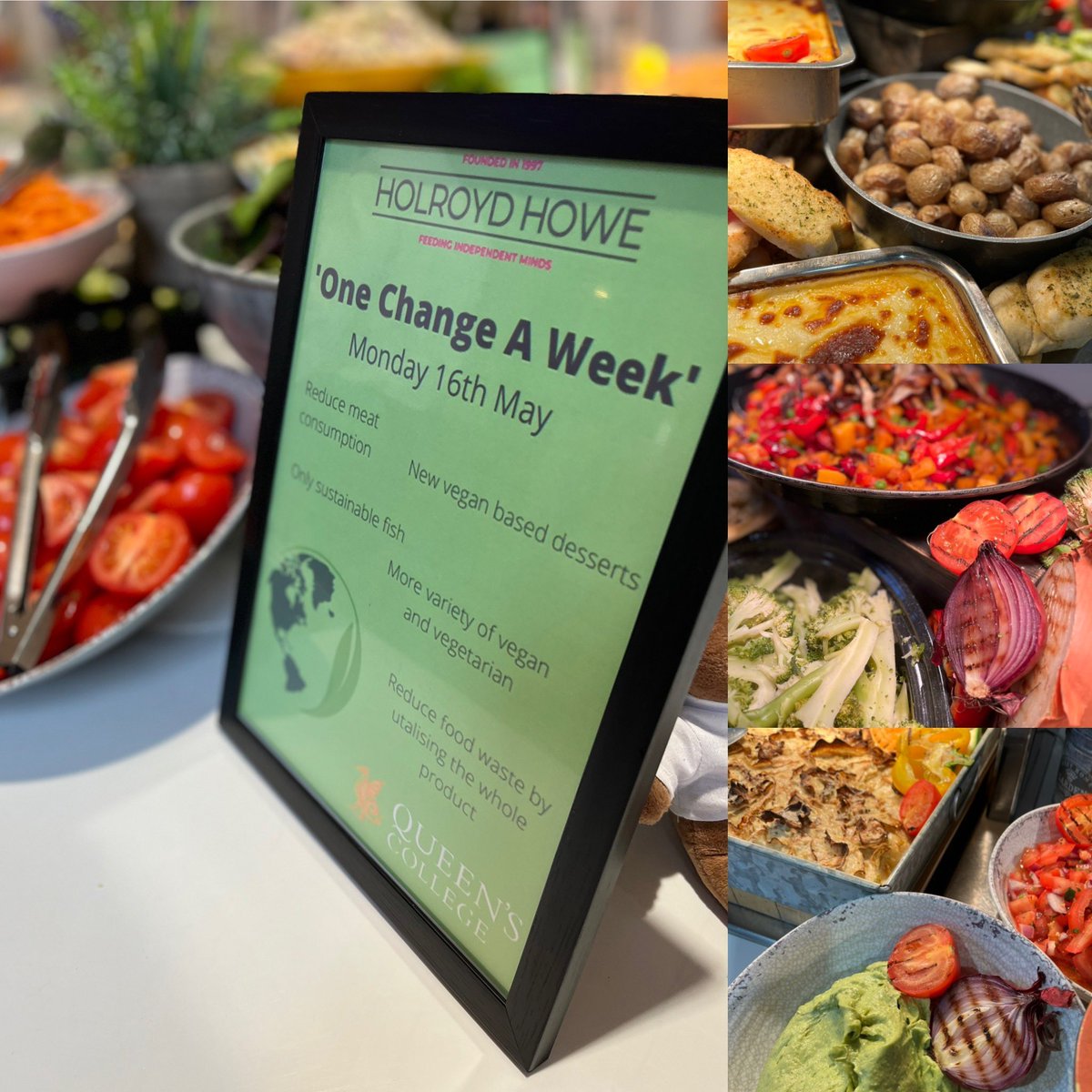 HHGchambers's tweet image. So today we are reducing the effects we have on our planet, one change a week can make a difference and from reducing meat and replacing lentils to using half milk and half stock in our white sauces #futurefoods #onechangeaweek  #holroydhowe