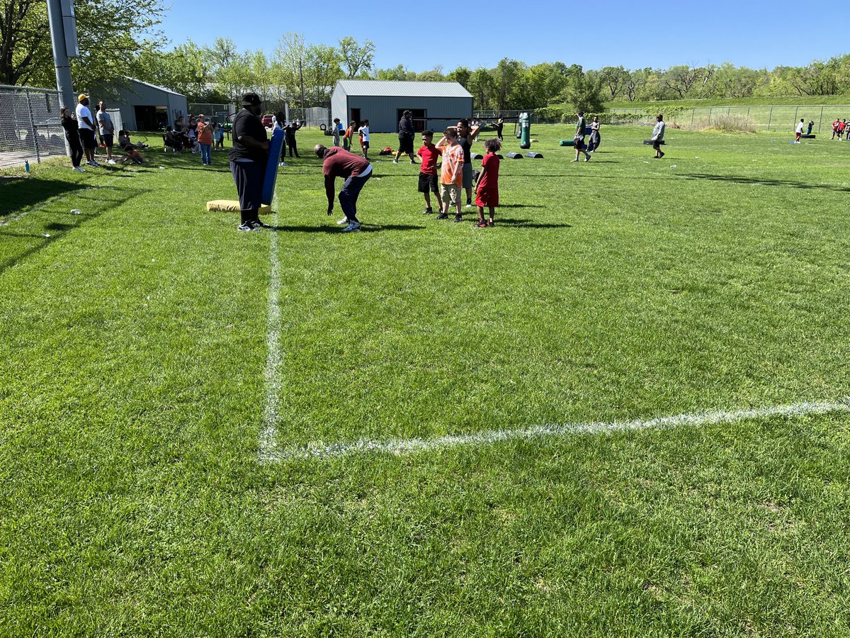 It was a great day at the youth POLAR BEARS football camp on Saturday the youth coaches that we have are awesome they were there in full force GREAT JOB!!!