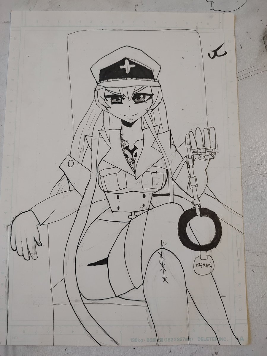 UnluckyJack3's tweet photo. Let's be honest we all liked esdeth back than
#foryoupage #foryou #fyp #art #traditionalart #mangaka #sketch #esdeth #wifu #akamegakil https://t.co/NSTPbjdBML