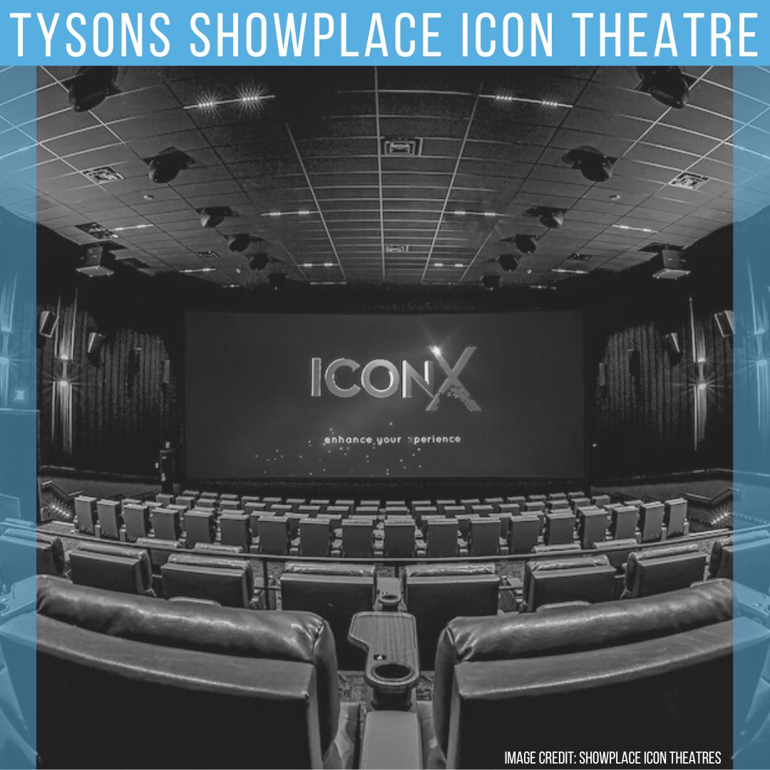 Today, we’d like to highlight and thank one of our exciting venues for our festival: The Tysons Showplace ICON Theatre! Featuring ICONX 4k Laser projected pictures, this movie-going destination is spectacular for those who want to celebrate film in its most exciting format.