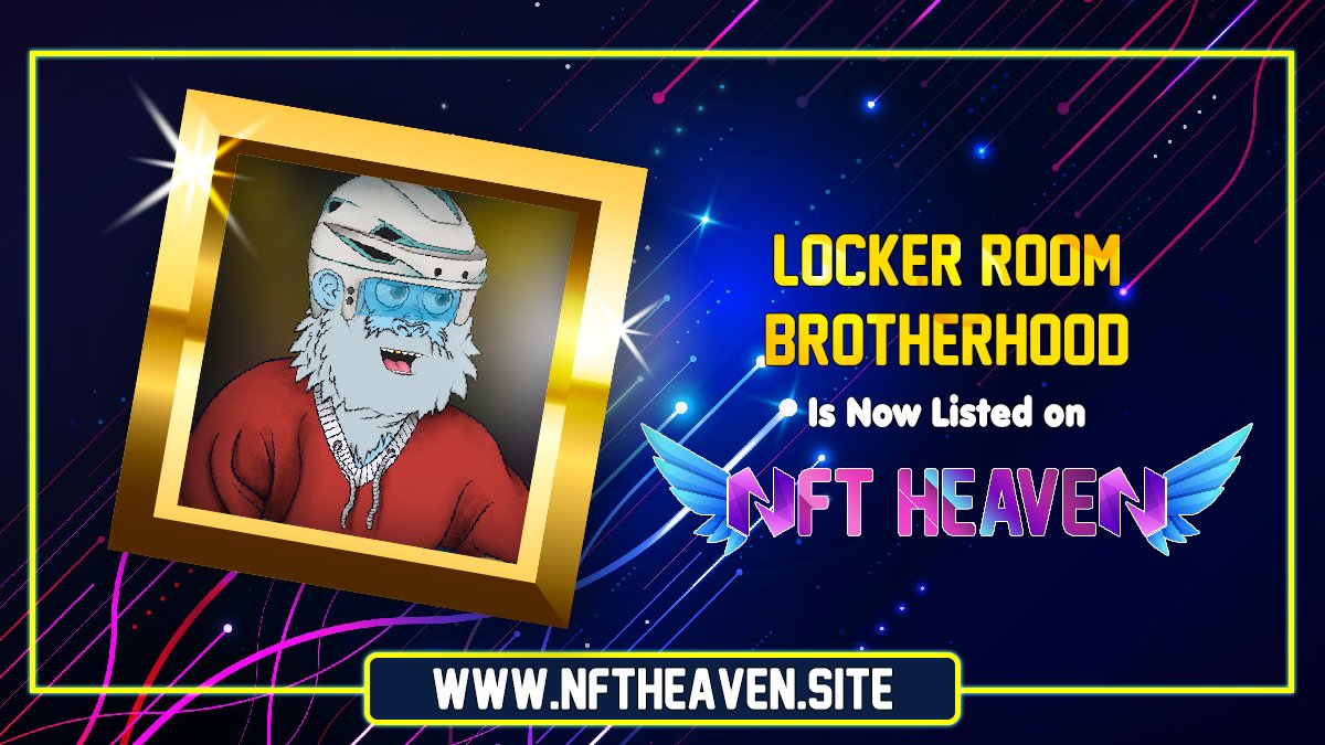 NftHeavenSite's tweet photo. Welcome 🎊 @LockerRoomBH🎊

https://t.co/p95xfc5BdQ

❤️ Like &amp; Retweet. Promote this to other people!

✅Pro tip: Ask your community to vote and get discovered by more people! 😉
🛡️Always DYOR

#NFTLAUNCH #NFTDROPS #NFTCommunity #NFTs #nftcollector #NFTcollection #nftcollectors https://t.co/1mW91IllWh